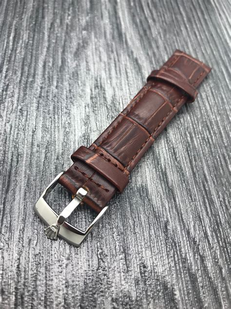 rolex leather strapo|genuine rolex leather straps.